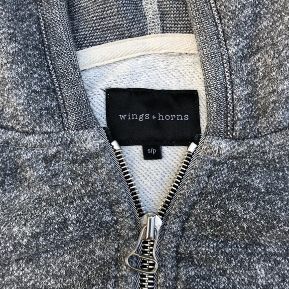 Wings + Horns Other - Unisex Zip Hoodie WINGS & HORNS S